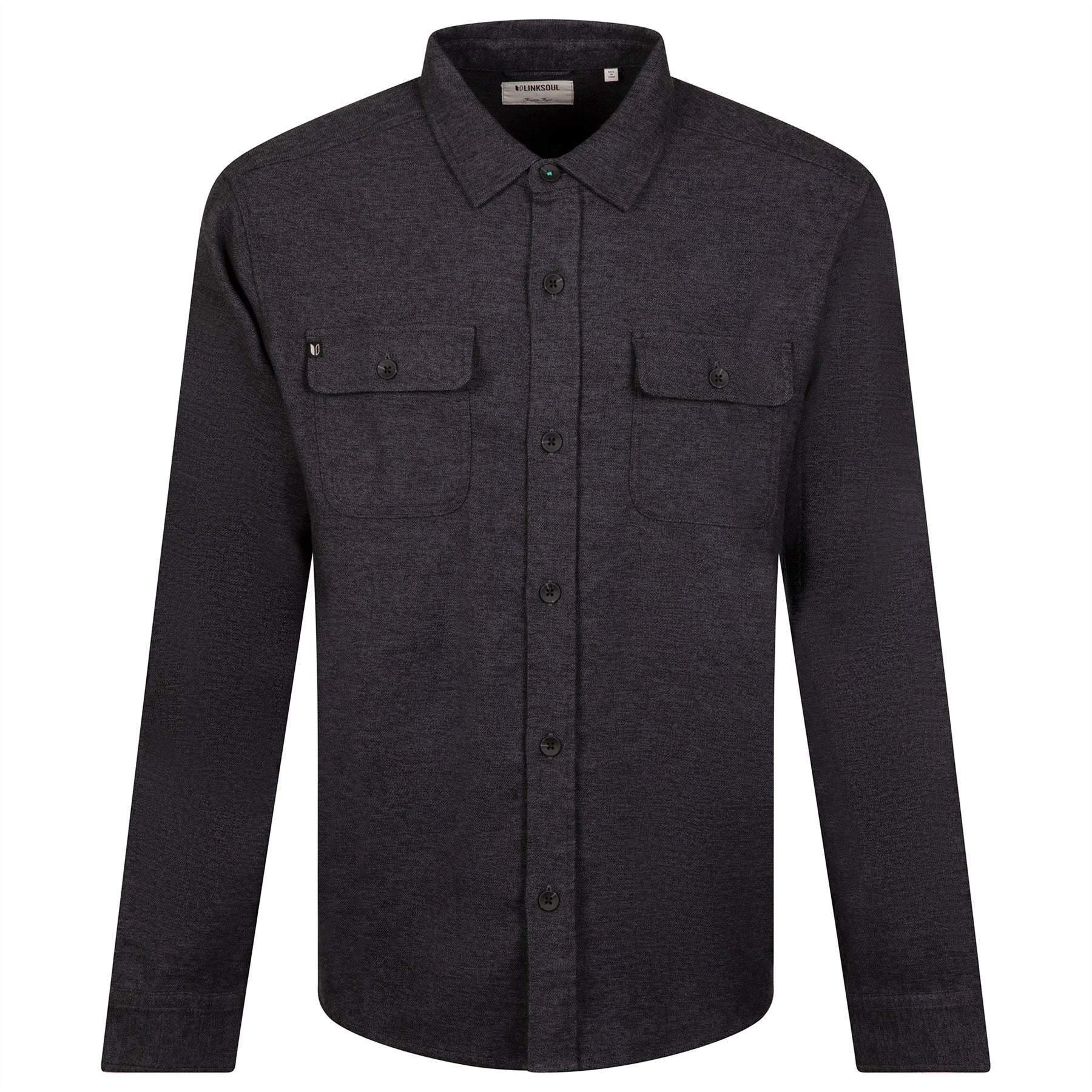 Anchorage Shacket Black Heather