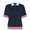 Womens Amelia Oversize Fit Polo Navy