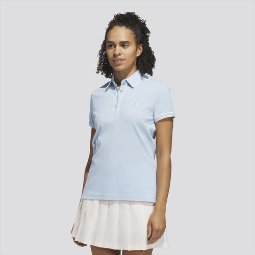Womens Twistknit Trefoil Polo Clear Sky