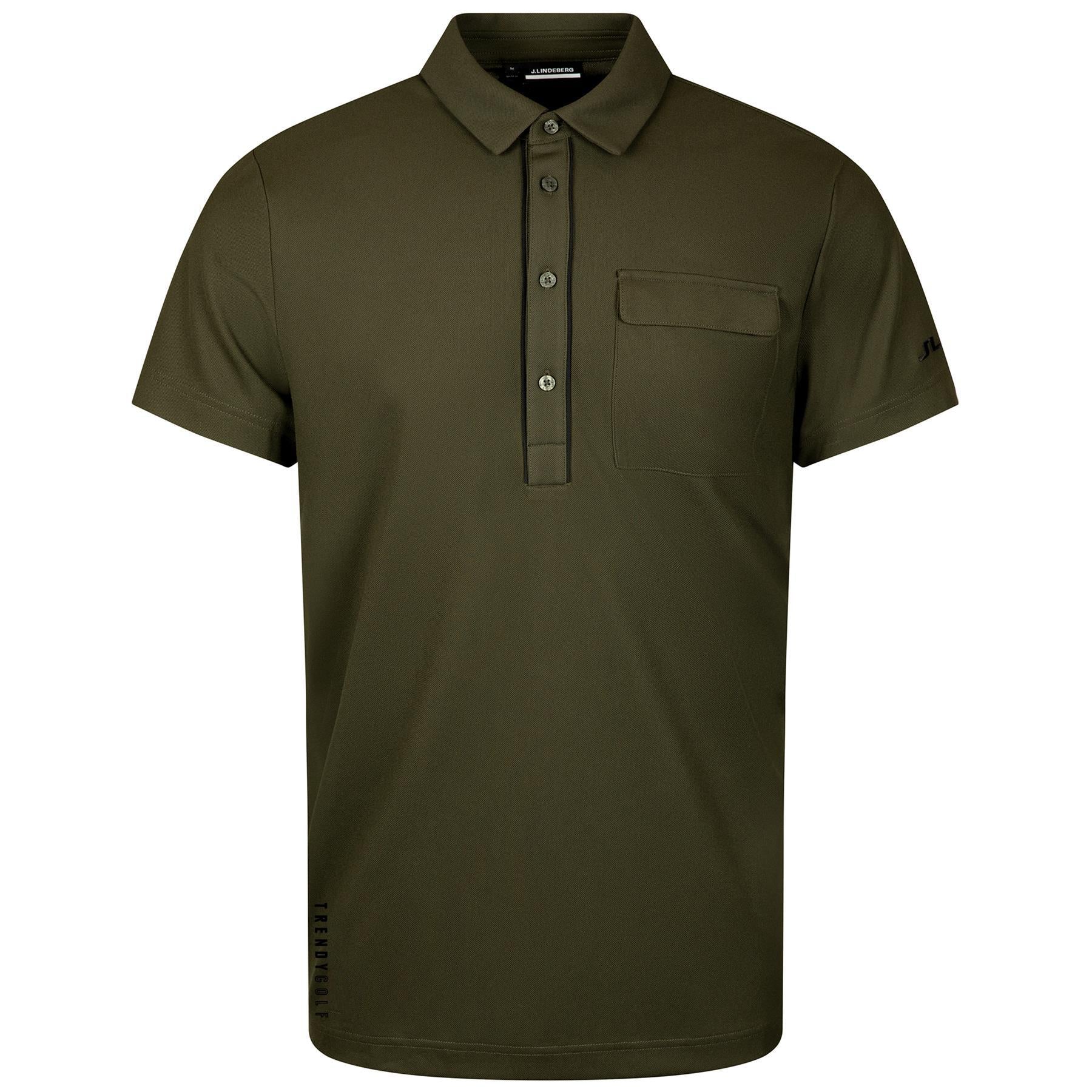x TRENDYGOLF Lincoln II Polo Forest Green