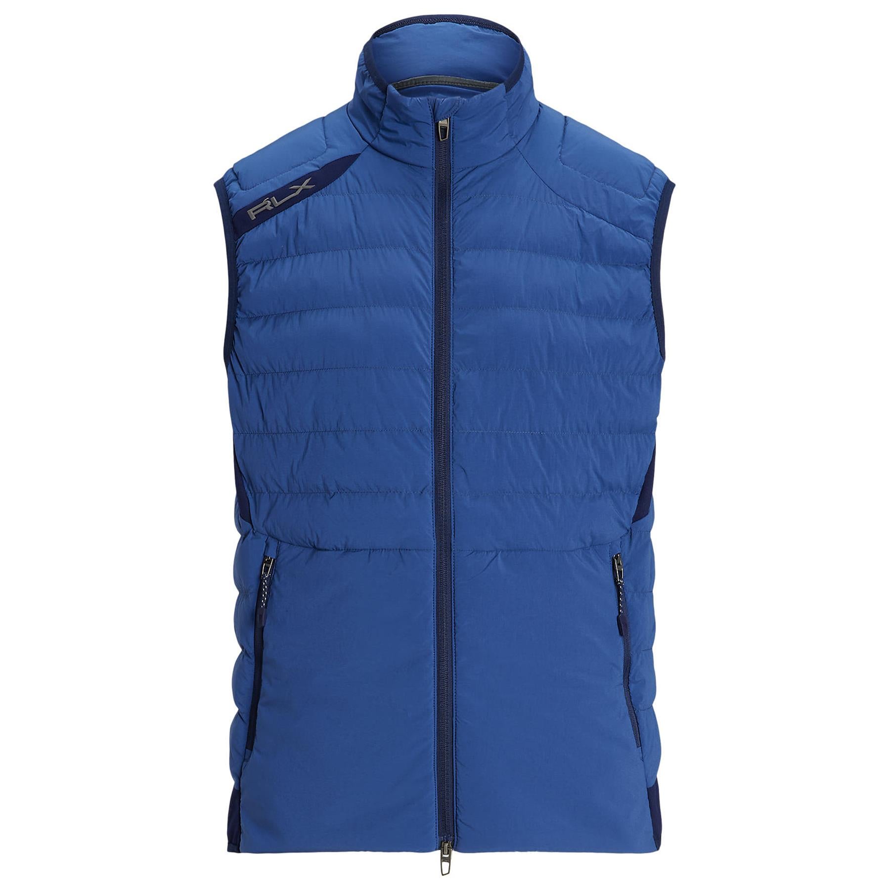 RLX Woven Full Zip Vest Annapolis Blue