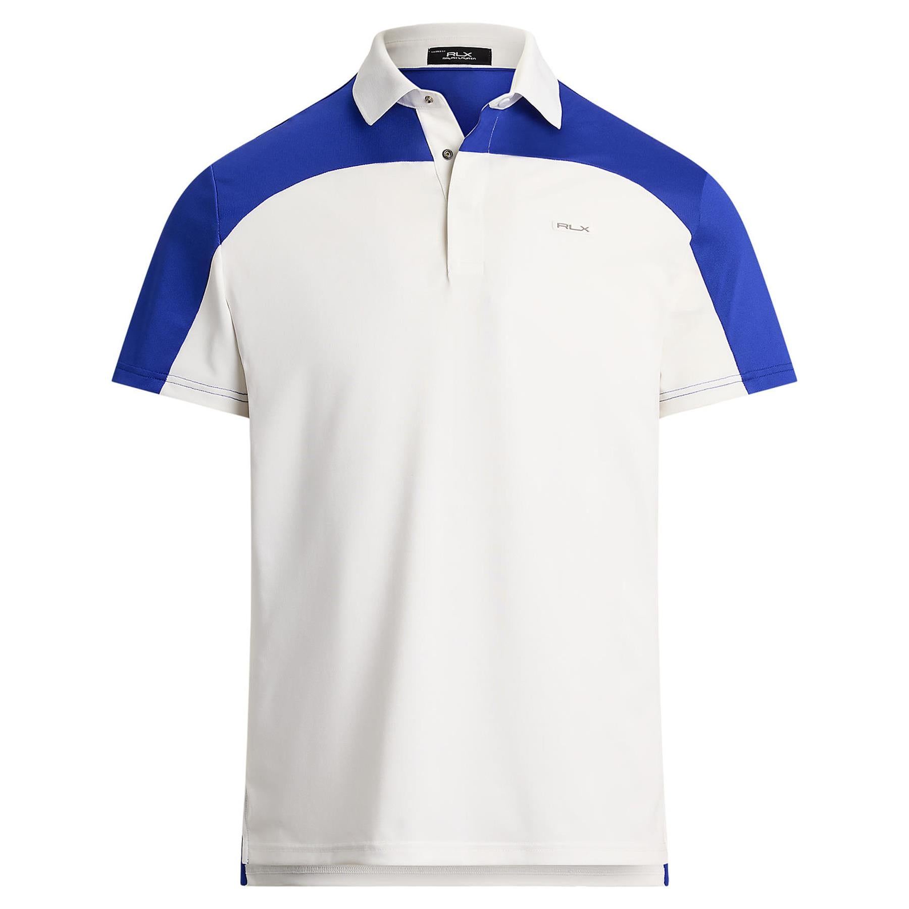 RLX Airtech Pique Polo Ceramic White/Royal Blue