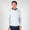 The Hamilton Hoodie Heathered Bedford/White