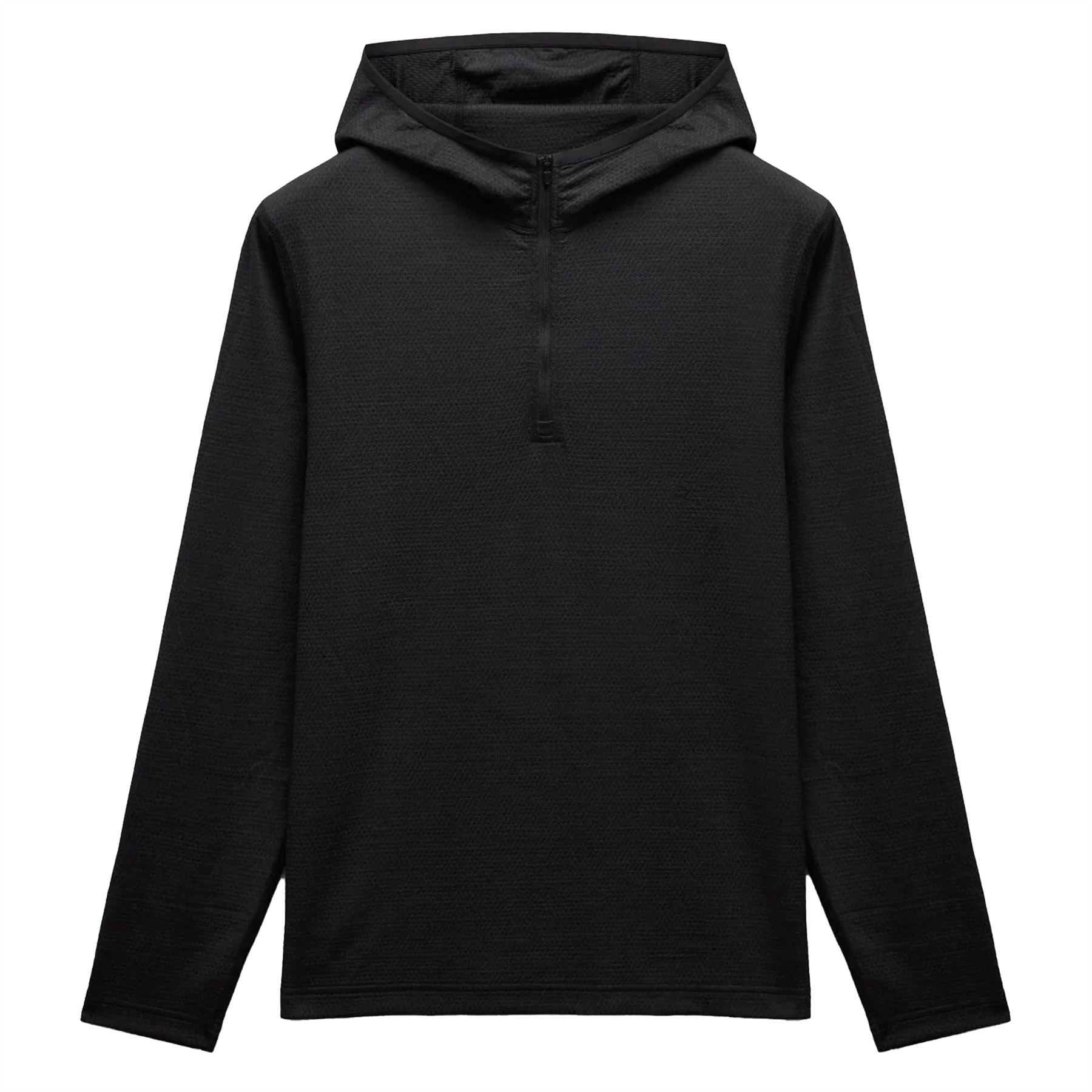 Knit Solotex Mesh Tiebreak Hoodie Black