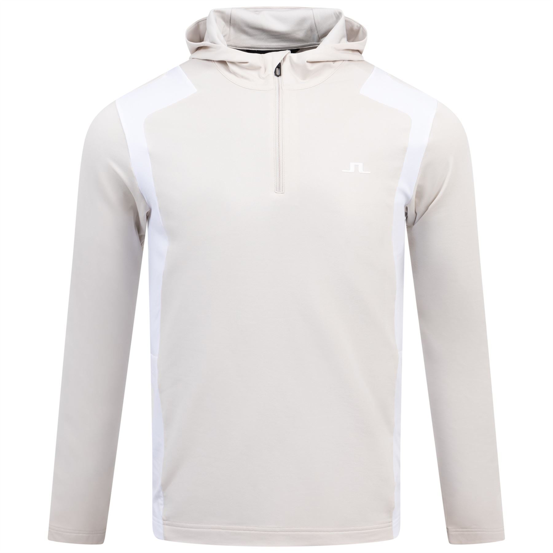 Lukas Quarter Zip Hood Moonbeam