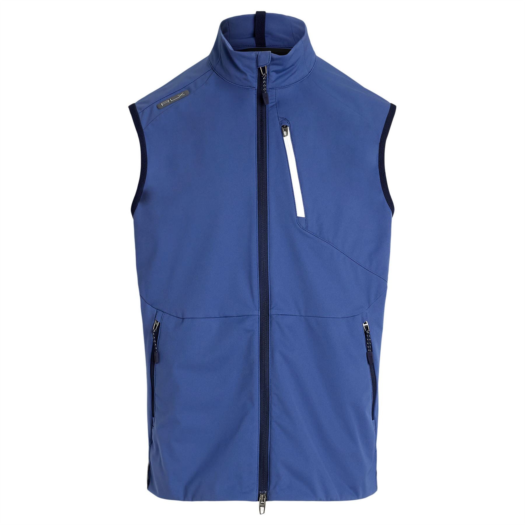 RLX Full Zip Plainweave Woven Vest Old Royal