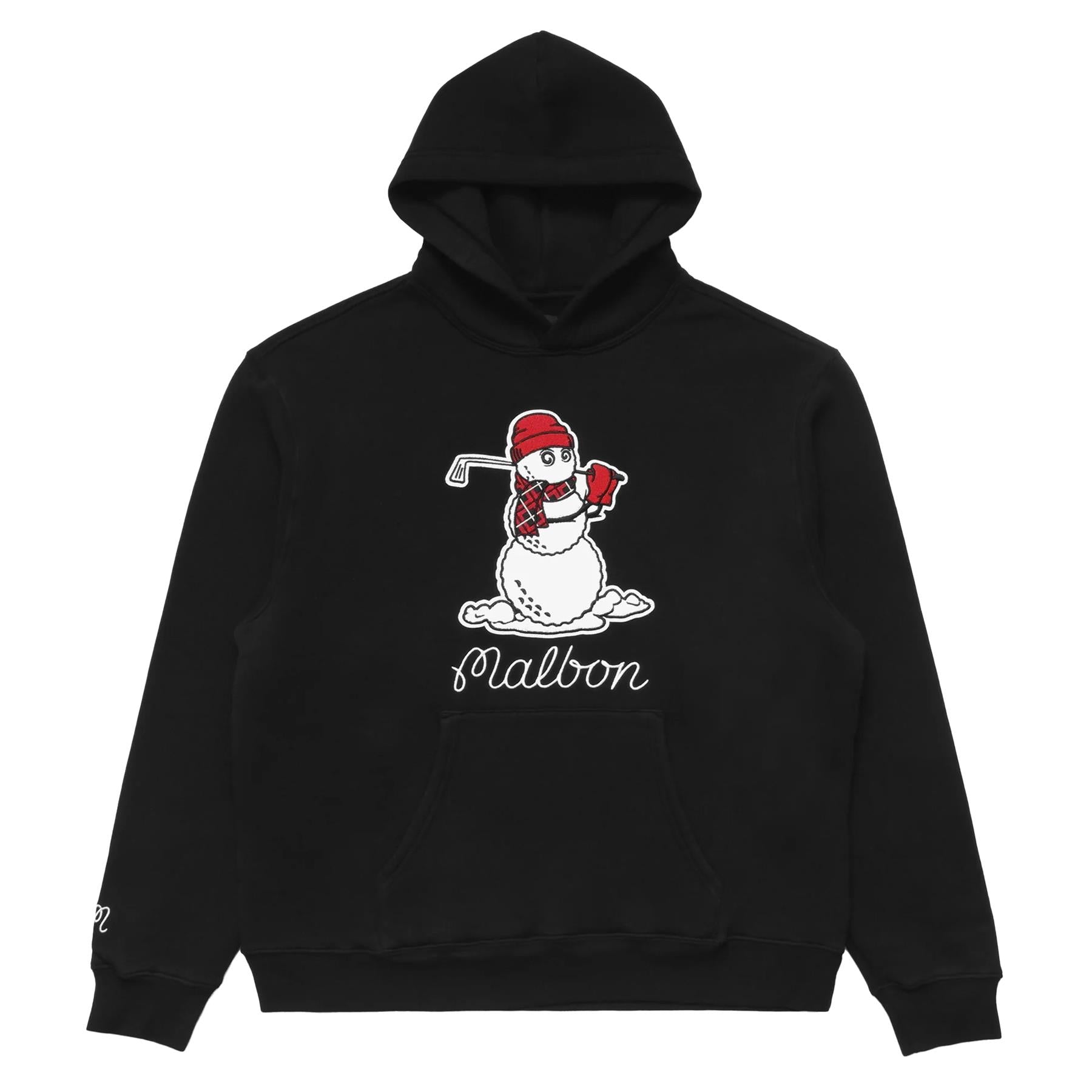 Snowman Buckets Hoodie Black
