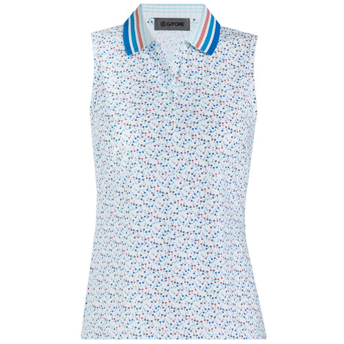 Womens Aye Poppy Silky Tech Nylon SL Polo Snow