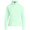 Womens Stretch Jersey Quarter Zip Pullover Pastel Mint/Ceramc White