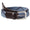 The Fischer Belt Slate/Navy Dogleg Stripe