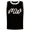 Womens Luna Rib Knit Tank Top Black