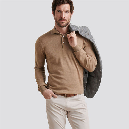 Dorset Sweater Polo Camel