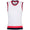 Womens SL Waffle Knit Pullover Vest White/Navy/Red