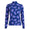 Womens Peony Silky Tech Nylon Ruched Quarter Zip Pullover Space