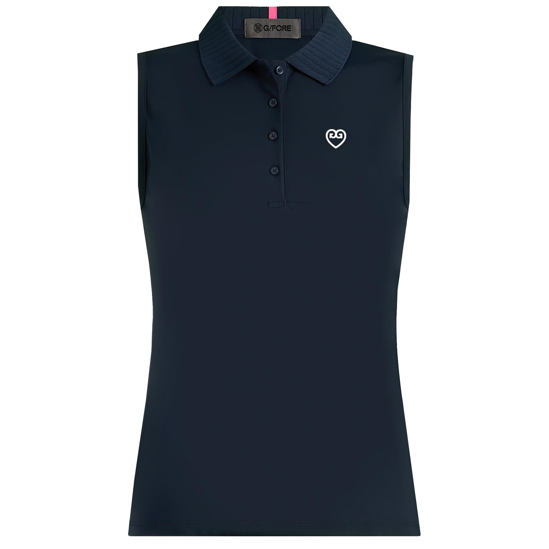 Womens Pleated Silky Tech Nylon SL Polo Twilight