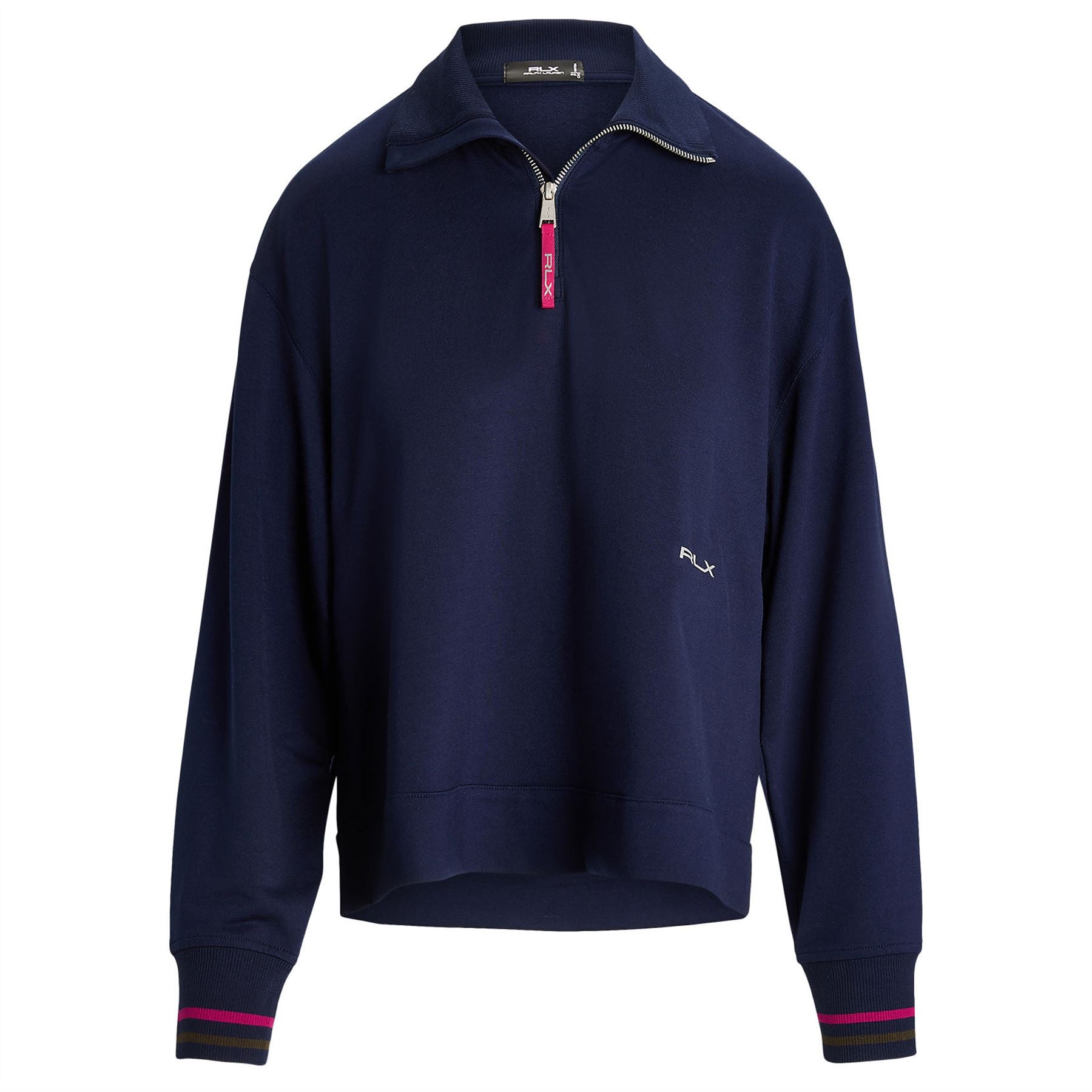 Womens RLX Cloud Fleece Half Zip Mid Layer Refined Navy