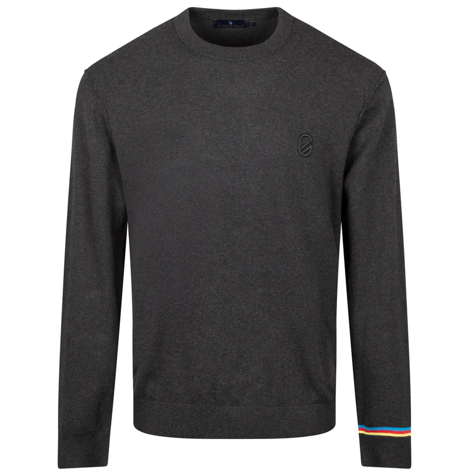 Wilcox Crew Neck Sweater Heather Charcoal