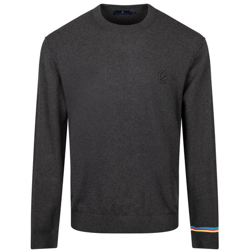 Wilcox Crew Neck Sweater Heather Charcoal