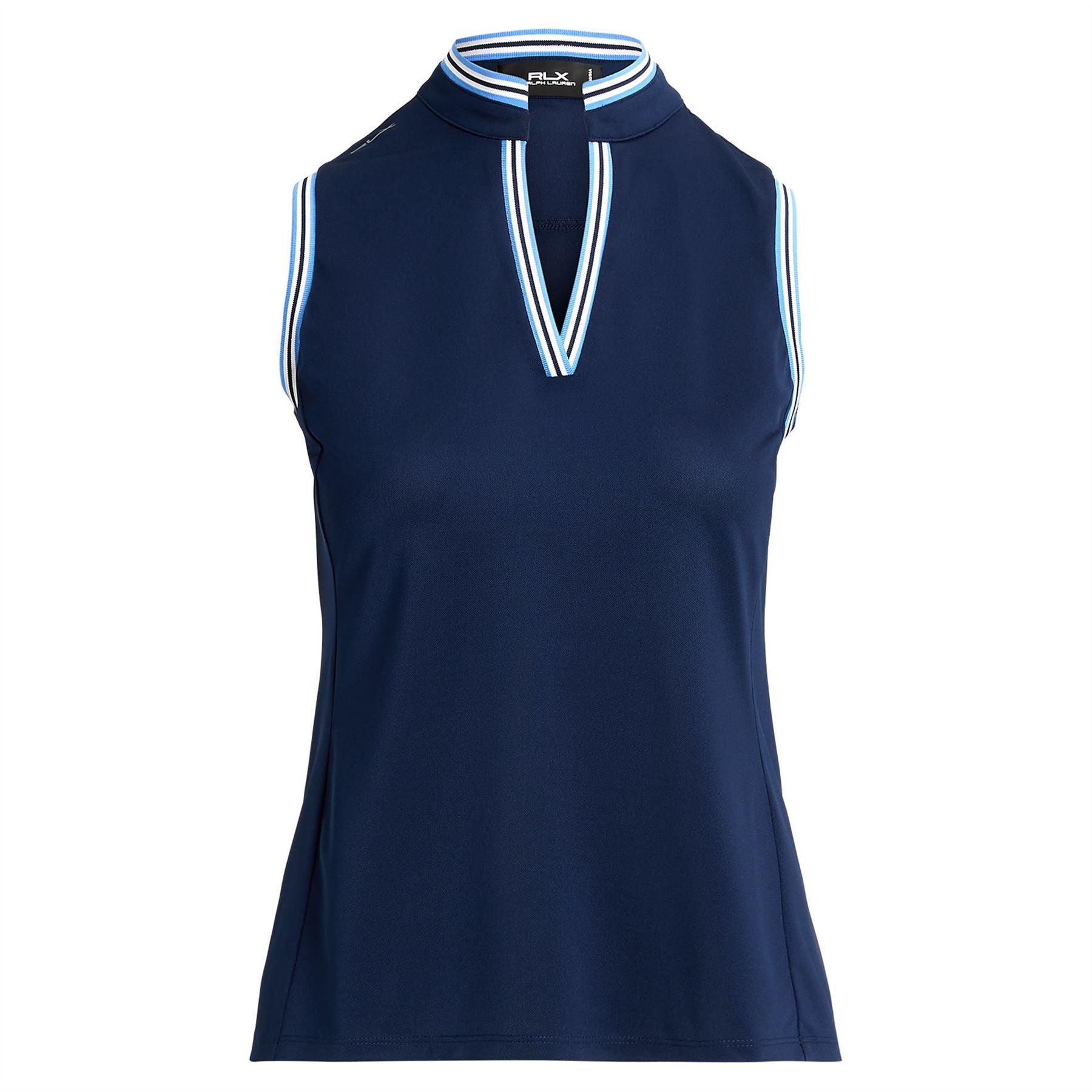 Womens Popover-Sleeveless Refined Navy/Summer Blue Multi