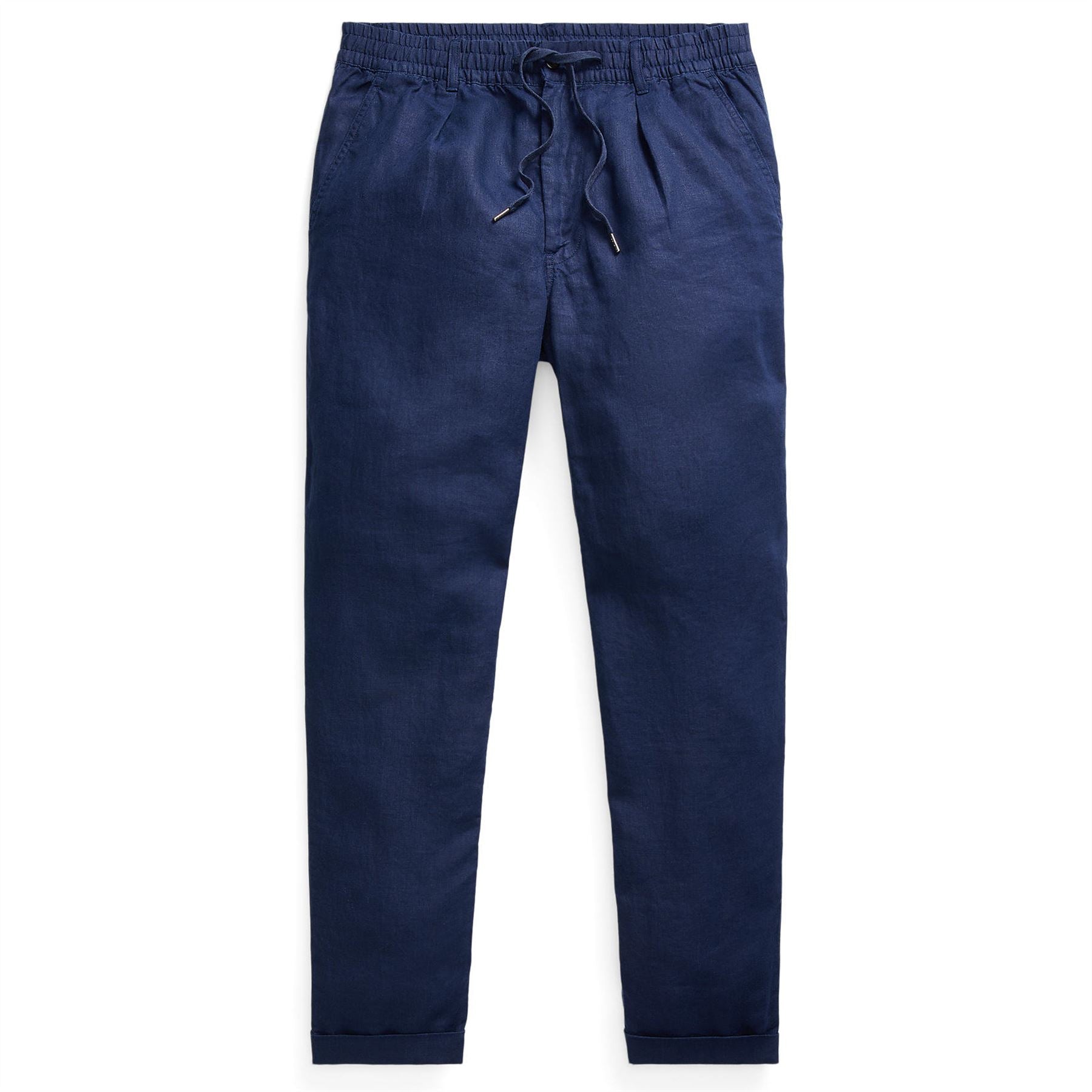 Polo Prepster Slim Tapered Linen Pants Navy