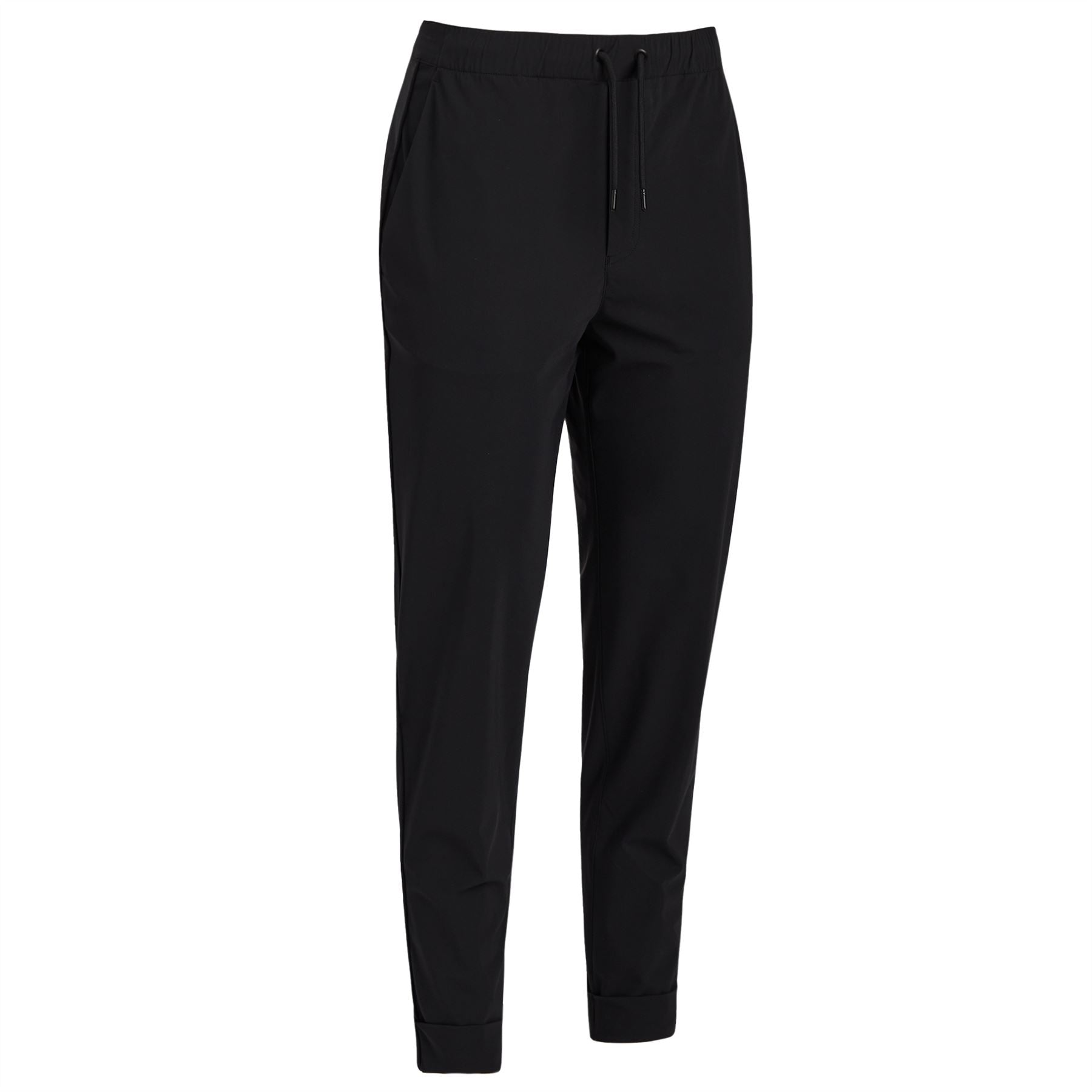 Womens Warp Knit Joggers Pants Onyx