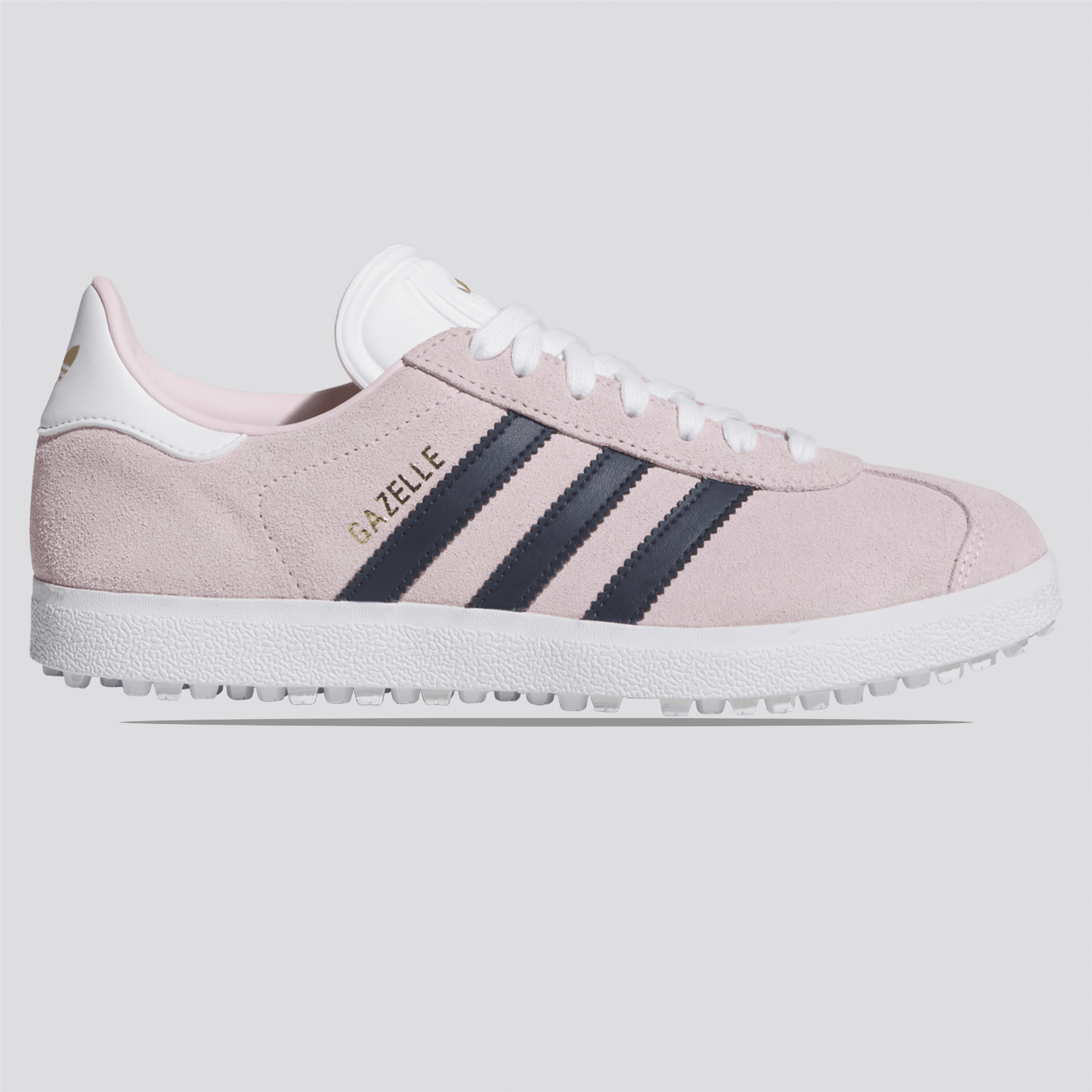Womens Gazelle Spikeless Golf Shoes Pink/Indigo/White