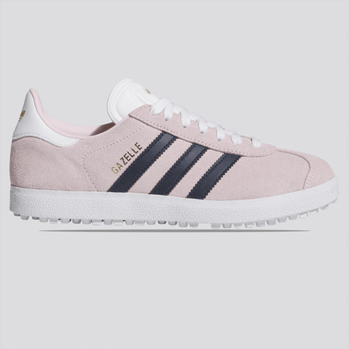 Womens Gazelle Spikeless Golf Shoes Pink/Indigo/White