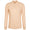 Womens LS Keyhole Top Scored/Bisque