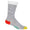 Striped Compression Crew Sock Snow