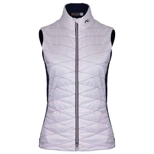 Womens Retention Vest White/Atlanta Blue