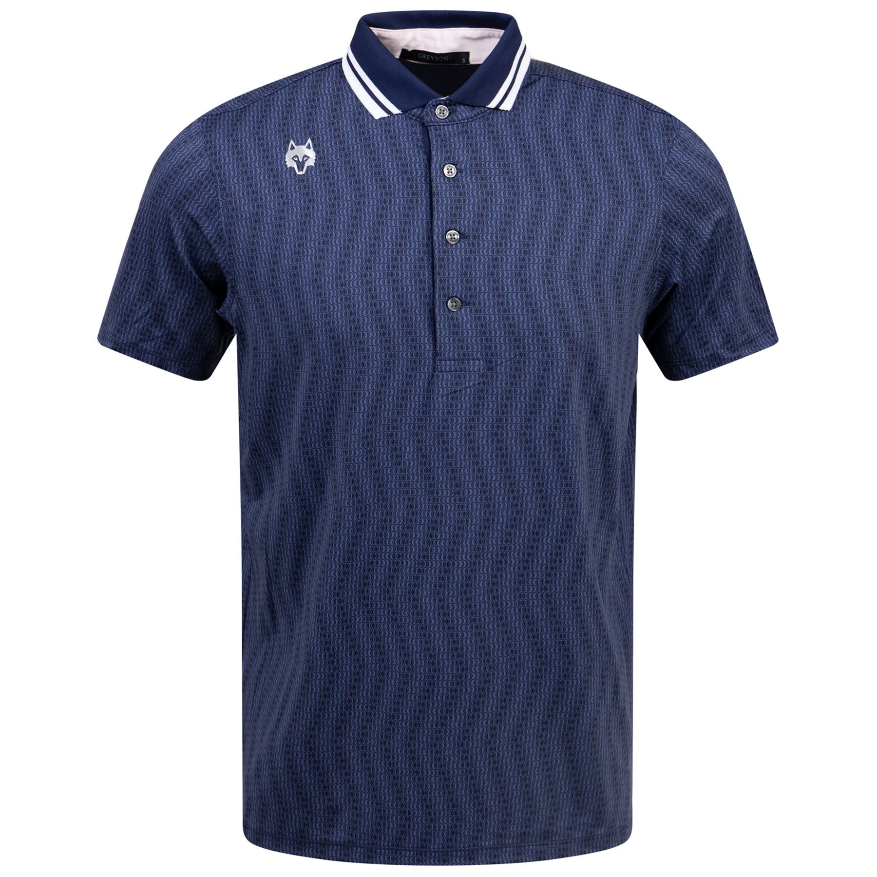 As The Waves Glow Polo Maltese Blue