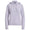 Womens Washable Cashmere Hoodie Flower Purple