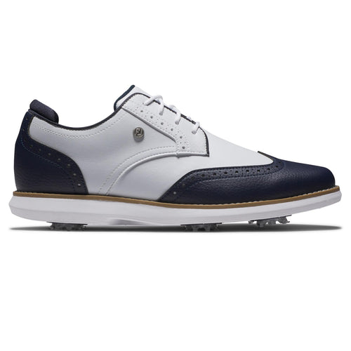 Womens Traditions Cleated Golf Shoes White/Navy