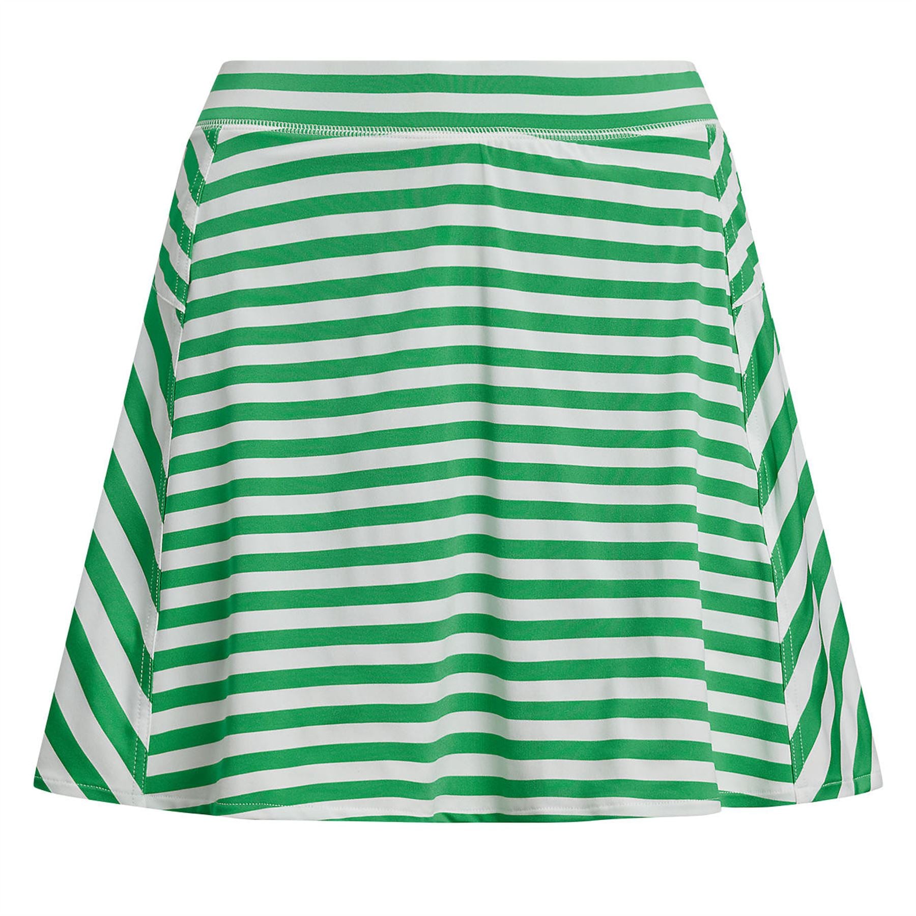 Womens RLX Airflow High Waisted Stripe Skirt Tiller Green/Ceramic White