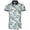 Womens Mystic Marsh Scarlett Polo With Puff Sleeve Marsh