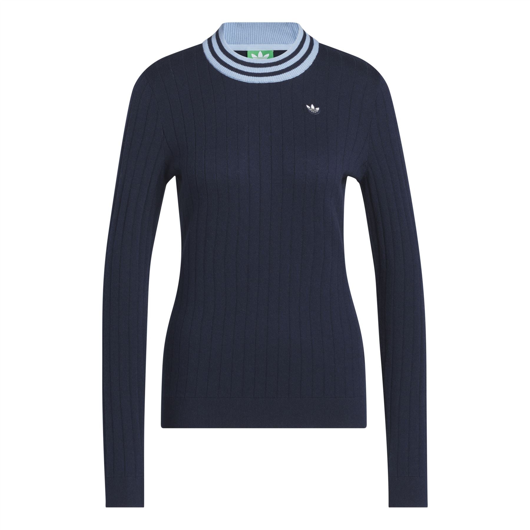 Womens Cashmere Knit Sweater Night Indigo
