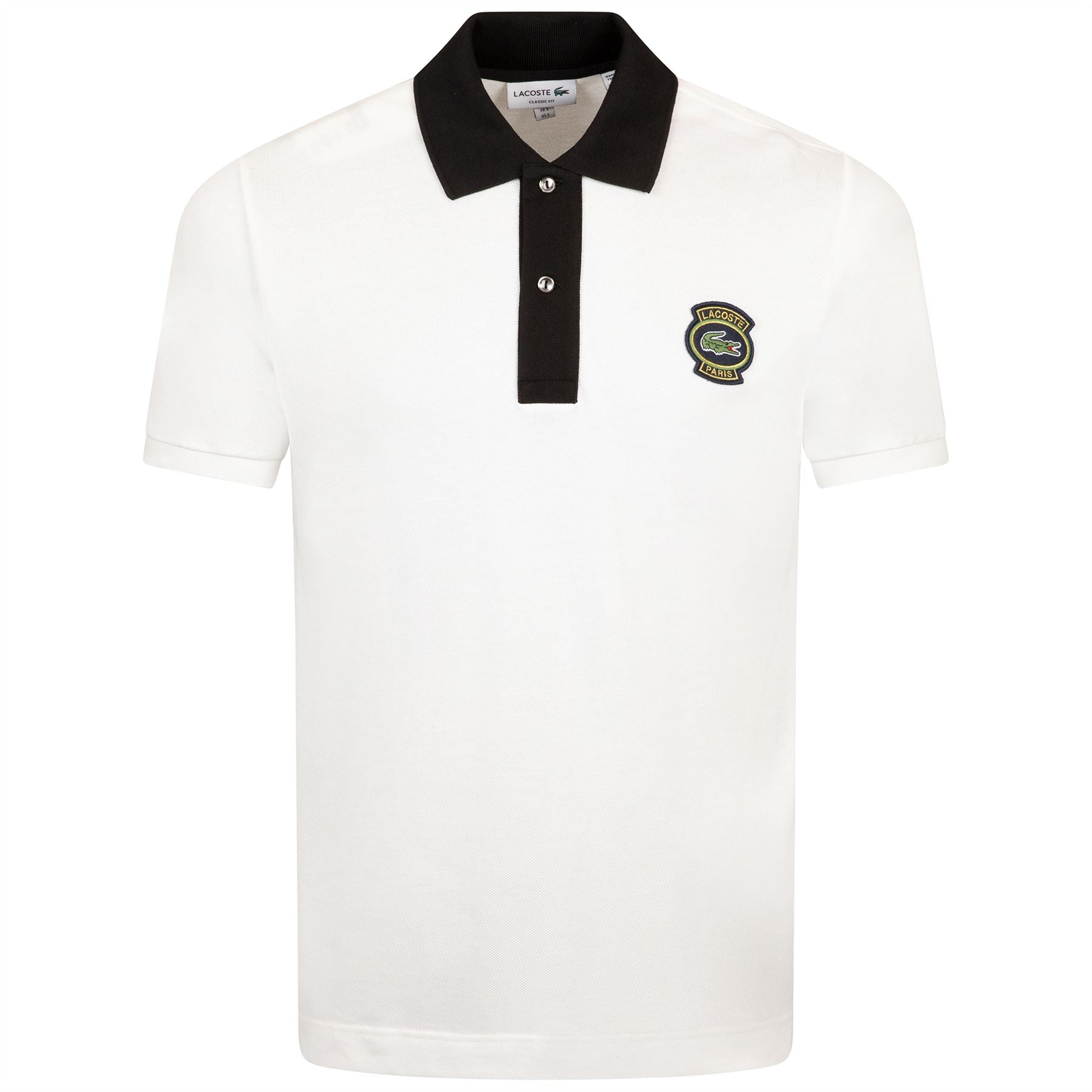 Badge Polo White/Black