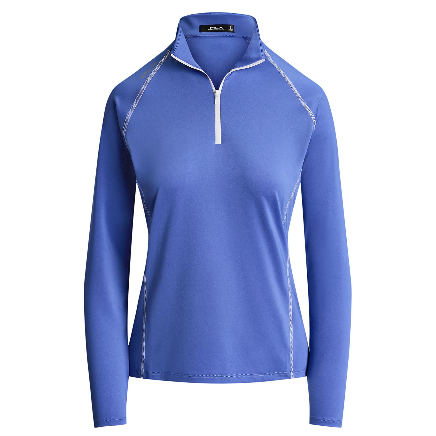 Womens RLX Stretch Jersey Quarter Zip Resort Blue