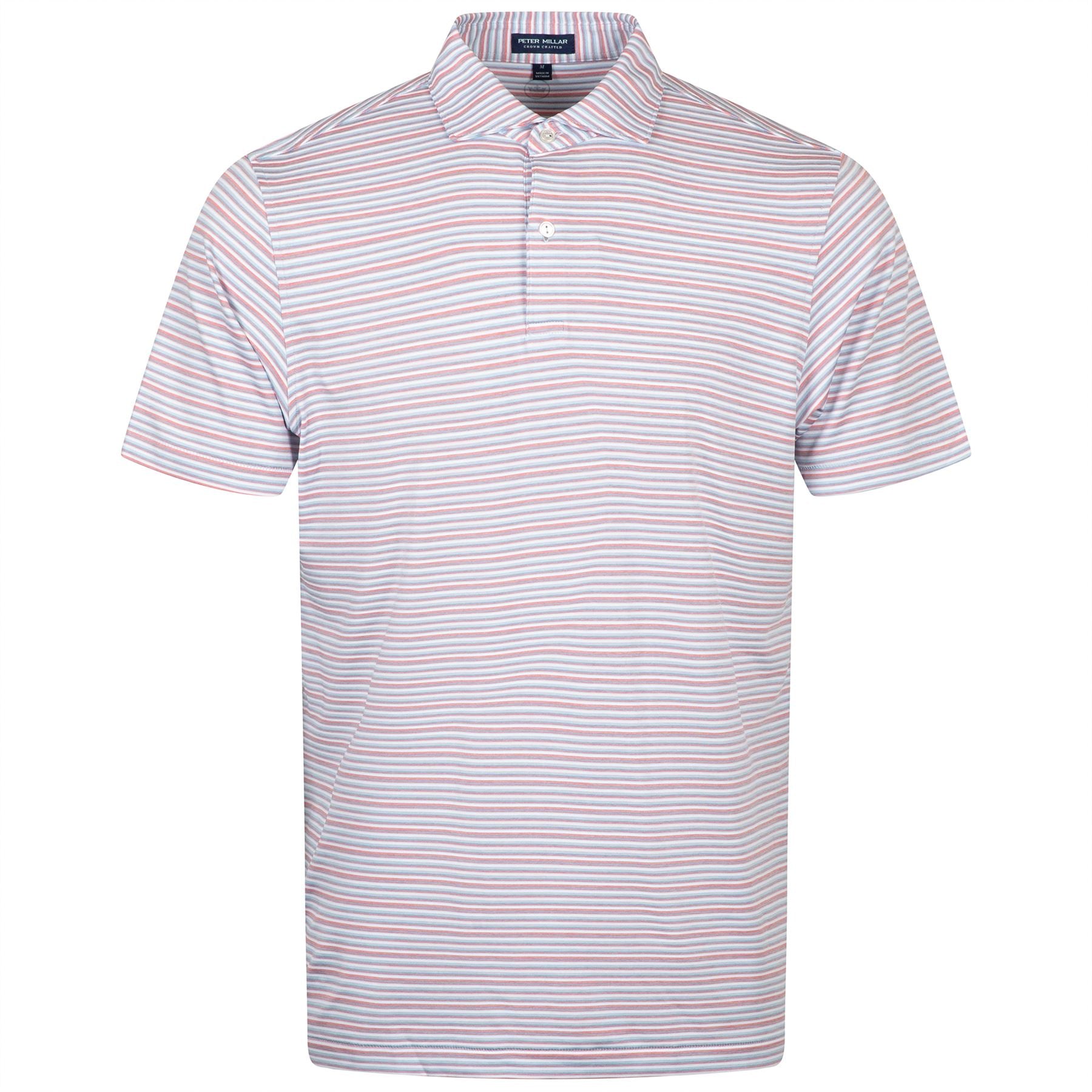 Cadence Performance Jersey Polo Blue Frost