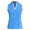 Womens Tailored Fit Pique Sleeveless Shirt Greenwich Blue/Course Pink Multi