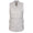 Womens Quilted Long Line Vest White