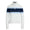 Womens RLX Half Zip Airflow Pullover Ceramic White/Summer Blue/Refined Navy