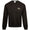 Unisex Loose Fit Crocodile Badge Sweatshirt Black