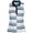 Womens Offset Stripe Tech Pique SL Polo Snow