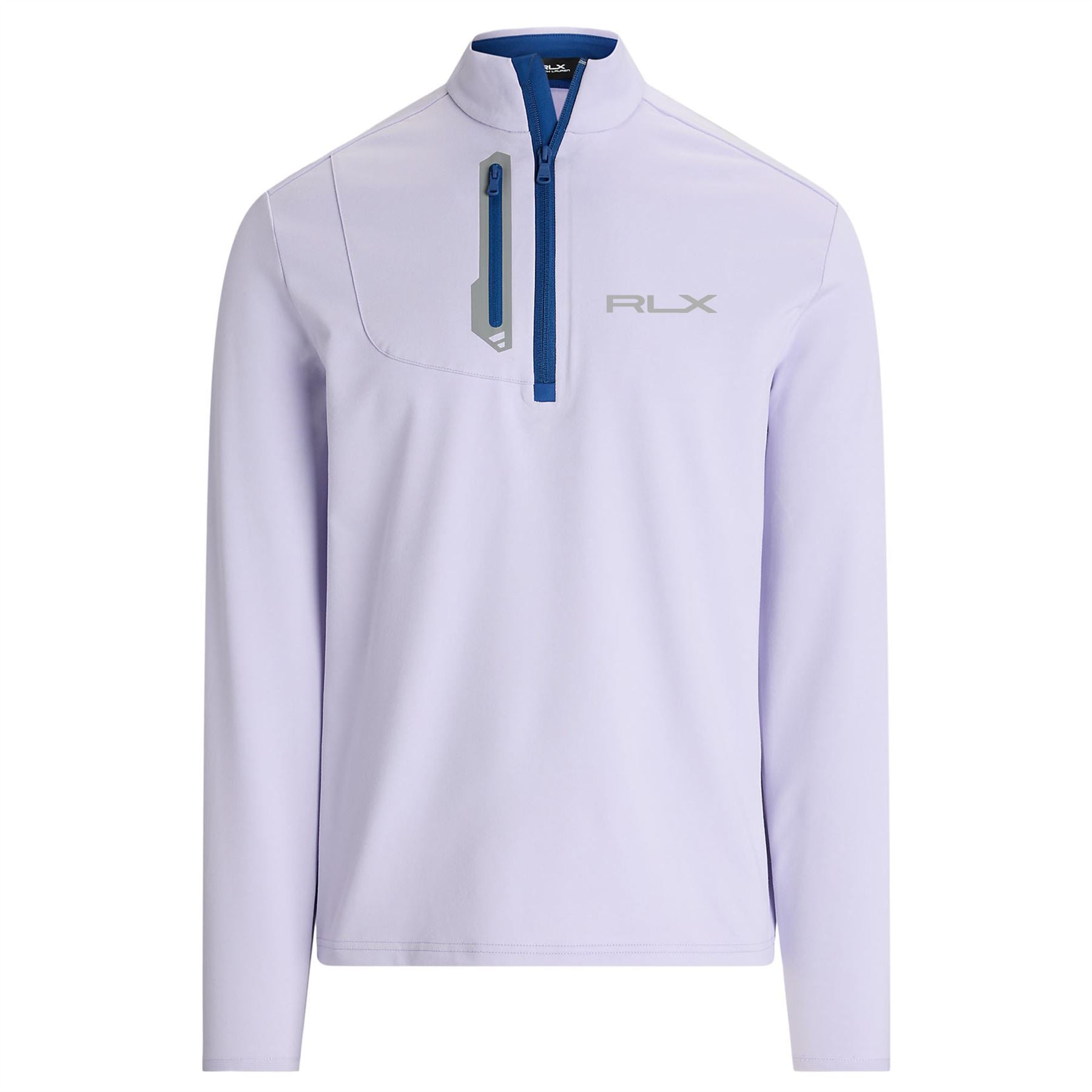 Classic Fit Luxury Jersey Pullover Flower Purple