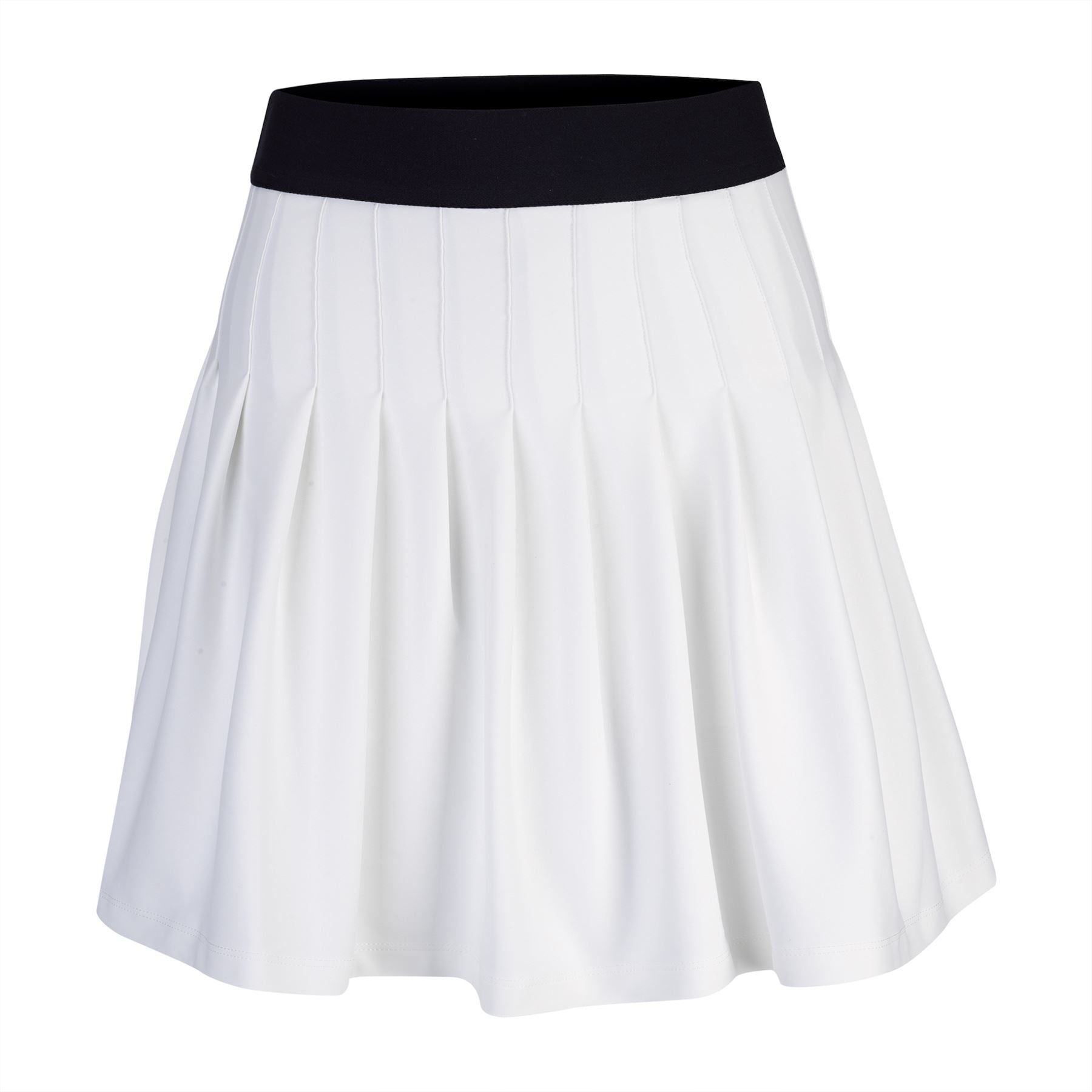 Womens The 5 Star Loosely Pleated Skort White