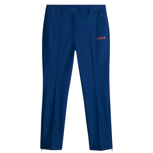 Womens Pia High Stretch US Golf Pants Estate Blue