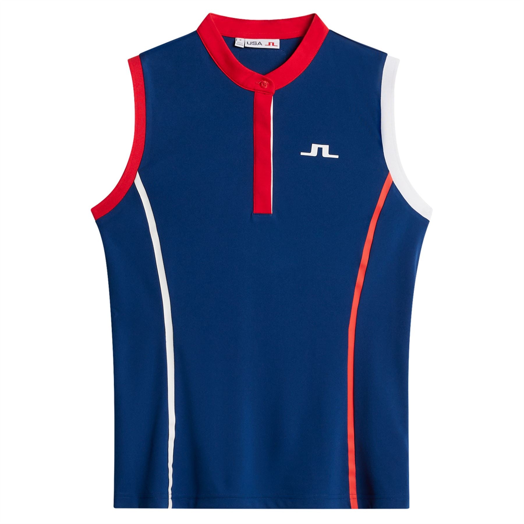 Womens Daphne Sleeveless Polo Estate Blue