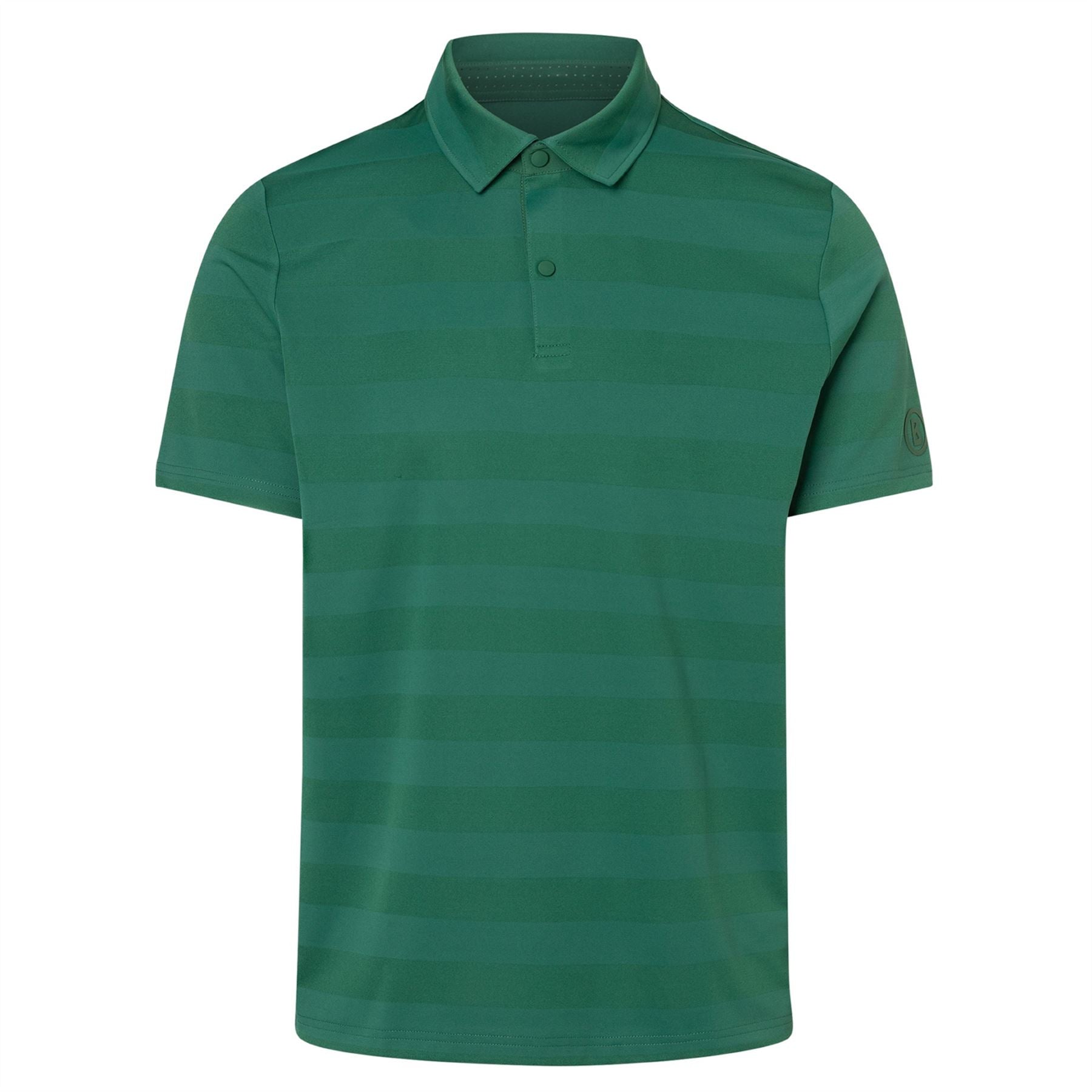 Jorden Stripe Polo Hunter Green