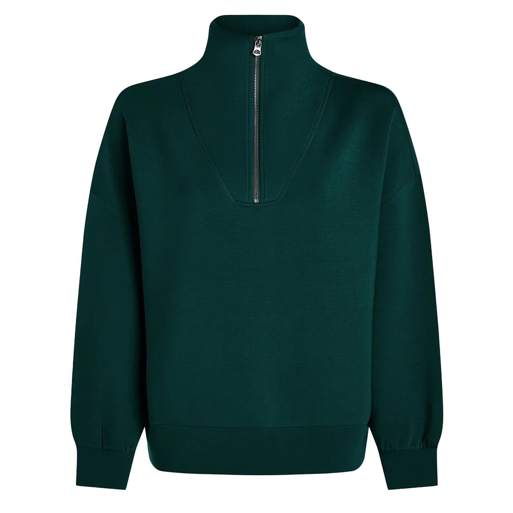 Womens Hawley Half Zip Sweat Forest